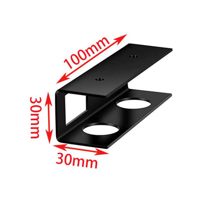 Under Desk Laptop Tablet Storage Mount Kit Office Storage Organize, 3cm