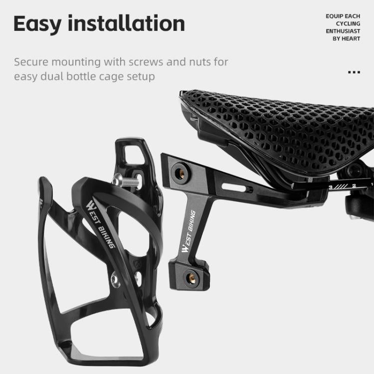 WEST BIKING Bicycle Saddle Adapter Extension Bottle Holder, YP0719424