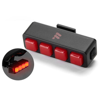 WEST BIKING Bicycle Night Riding Long Endurance Warning Brake Taillight, Round Light Basic, Square Light Basic, Round Light Smart, Square Light Smart