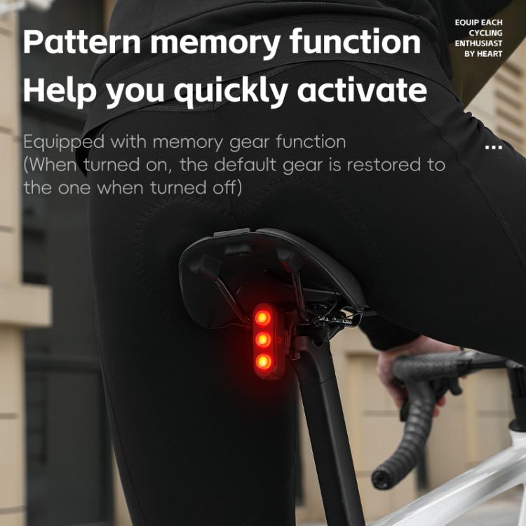 WEST BIKING Bicycle Night Riding Long Endurance Warning Brake Taillight, Round Light Basic, Square Light Basic, Round Light Smart, Square Light Smart