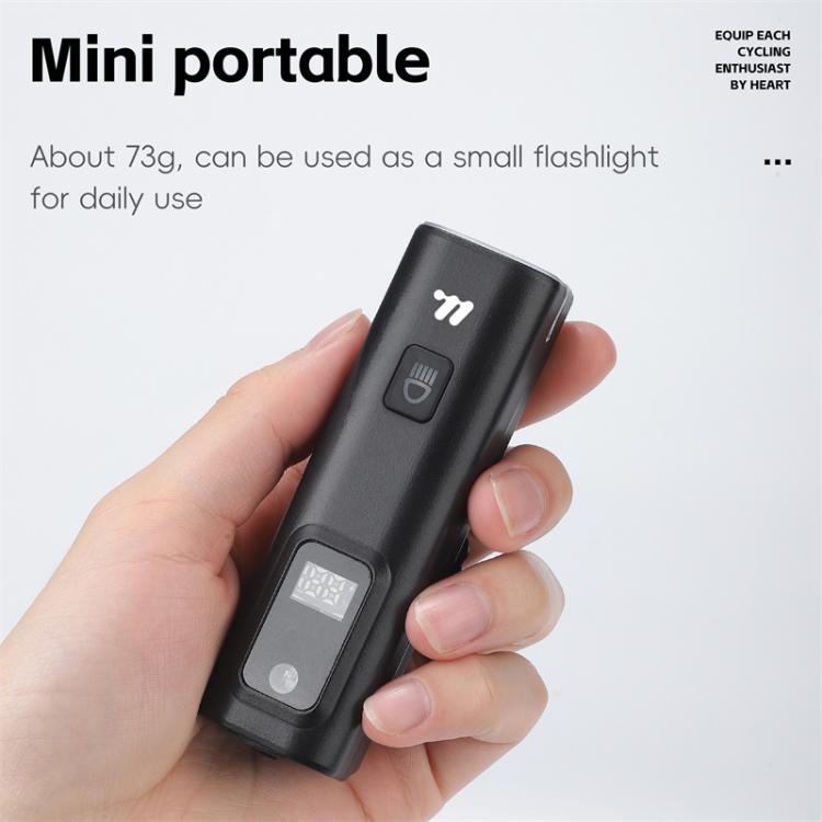 WEST BIKING Bicycle Waterproof TYPE-C Rechargeable High-Brightness Headlight, Regular, Digital Battery Display