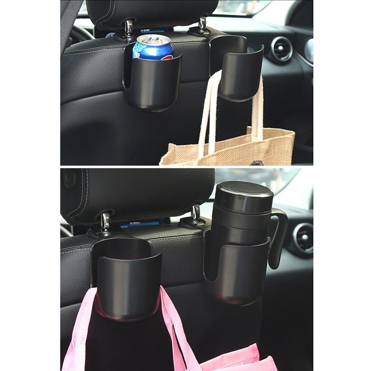 1010 Multifunctional Car Seat Water Cup Holder Car Headrest Hook