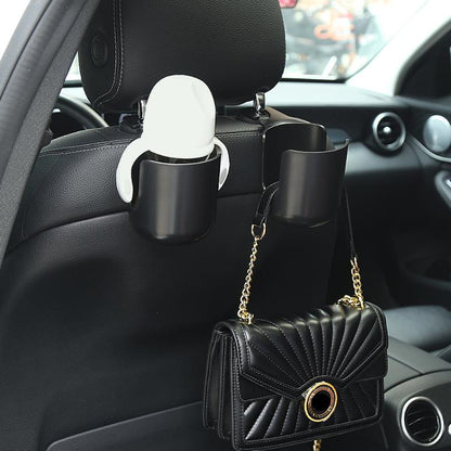 1010 Multifunctional Car Seat Water Cup Holder Car Headrest Hook