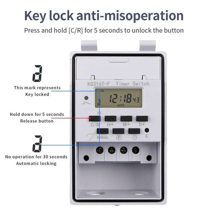 220V Household Automatic Switch Intelligent Timer