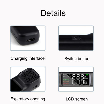 High-Precision Air-Blowing Alcohol Concentration Detector
