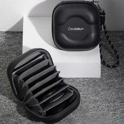 Cwatcun D164 Small Filter Organizer Camera Lens Digital Protection Bag, D164