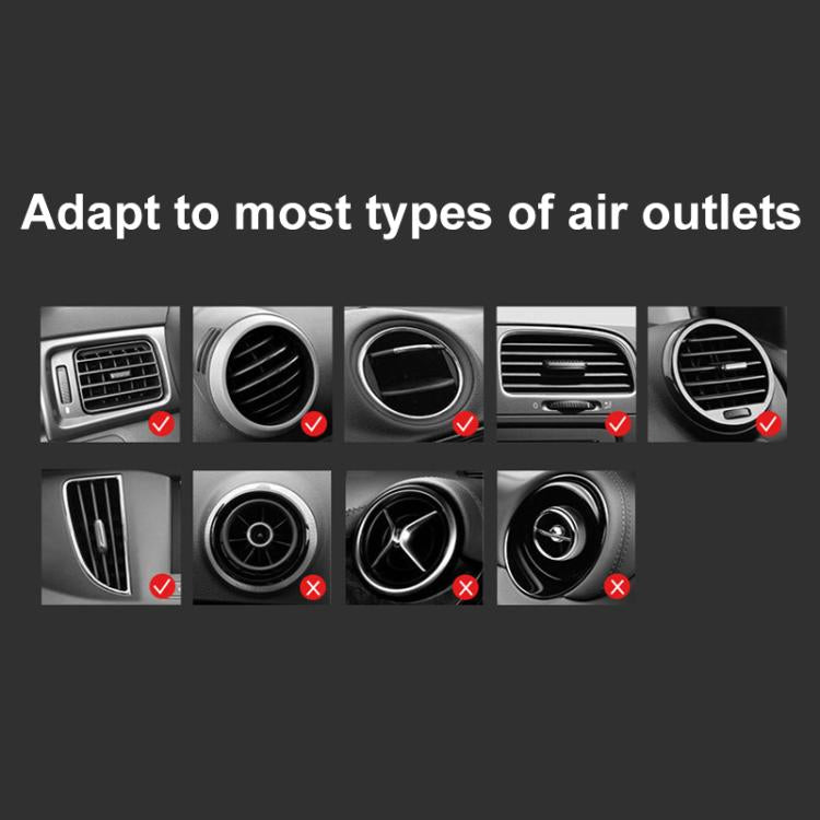 Car Air Conditioning Outlet Anti-shake Rotating Navigation Mobile Phone Holder, ZS-008