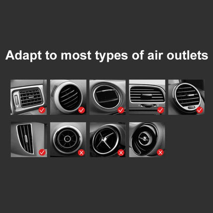 Car Air Conditioning Outlet Anti-shake Rotating Navigation Mobile Phone Holder, ZS-008