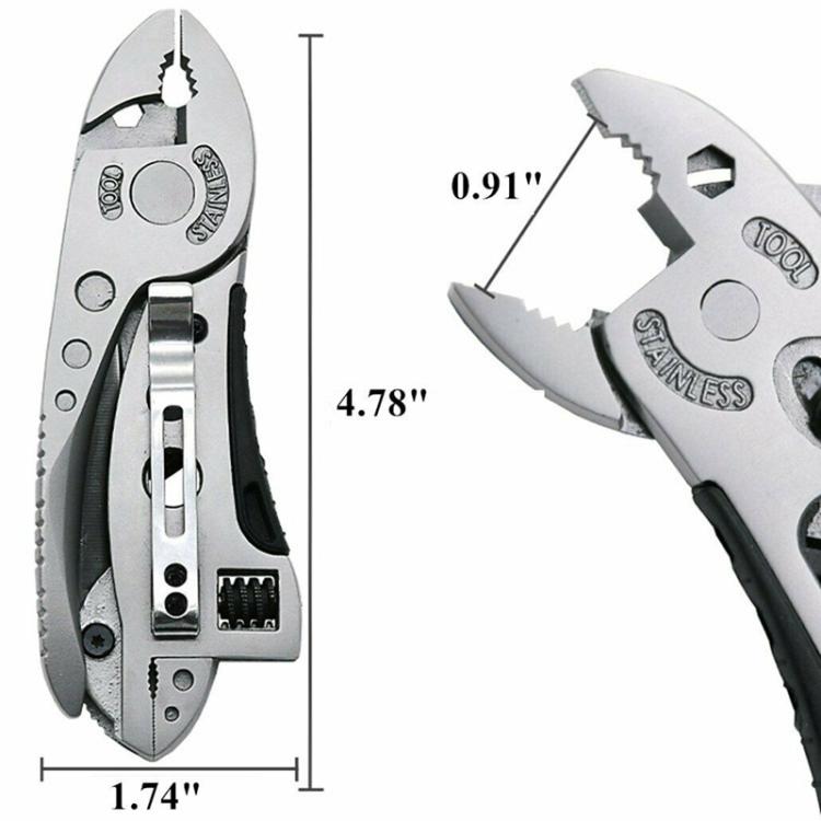 Outdoor Camping Portable Multifunctional Pliers Wrench Screwdriver Combination Tool