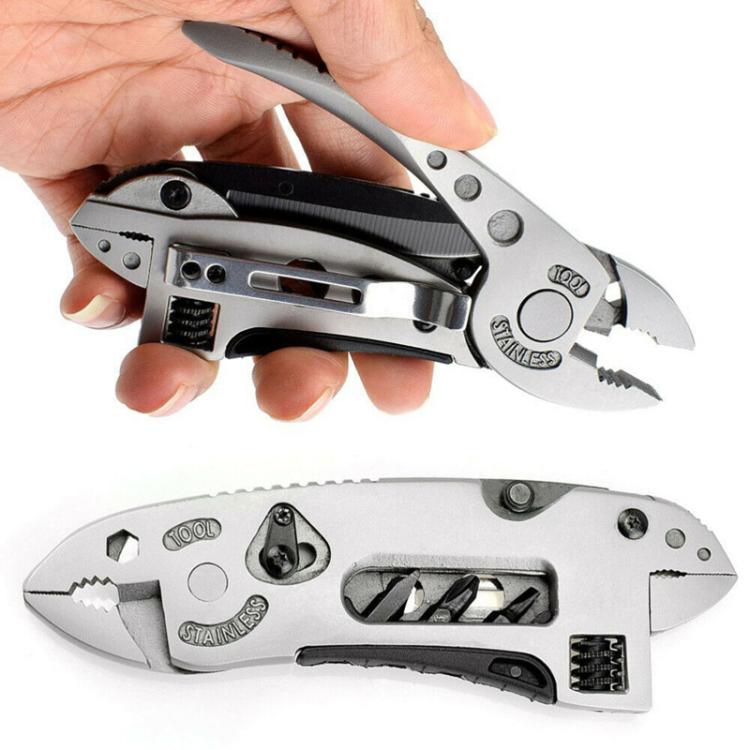 Outdoor Camping Portable Multifunctional Pliers Wrench Screwdriver Combination Tool