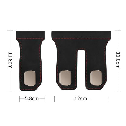 Car Fur Leather Passenger Front Organizer Hooks, Single Hook Black, Single Hook Gray, Single Hook Brown, Dual Hook Black, Dual Hook Gray, Dual Hook Brown