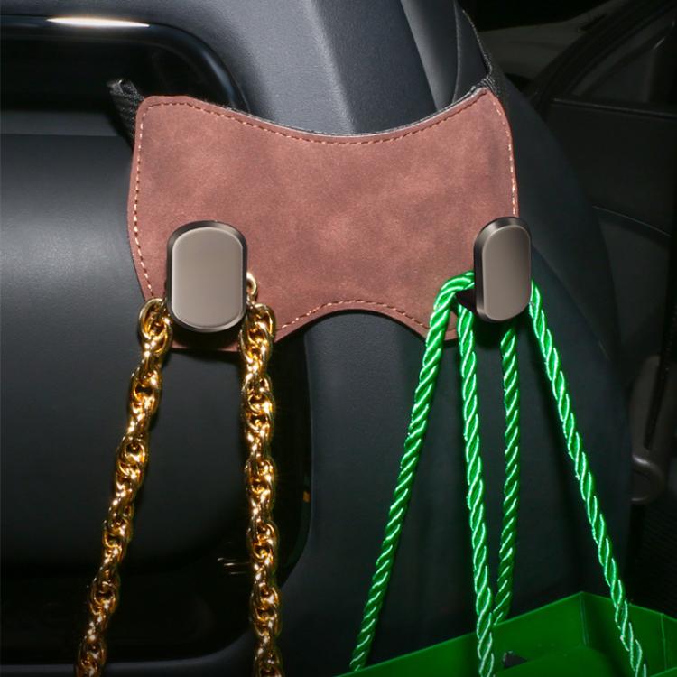 Car Sports Seats With One-Piece Headrests Furring Storage Metal Hooks