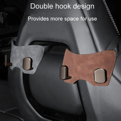 Car Sports Seats With One-Piece Headrests Furring Storage Metal Hooks