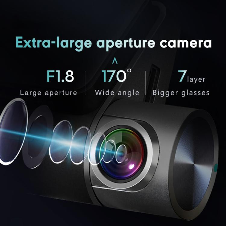 Anytek T3 PRO 2 inch 2K HD Night Vision Car Recorder Hidden Car Camera Front & Rear Dual Recording, T3 PRO