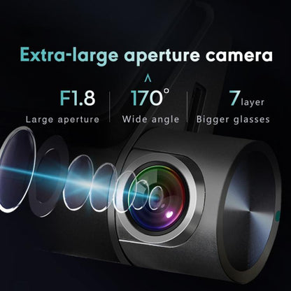 Anytek T3 PRO 2 inch 2K HD Night Vision Car Recorder Hidden Car Camera Front & Rear Dual Recording, T3 PRO