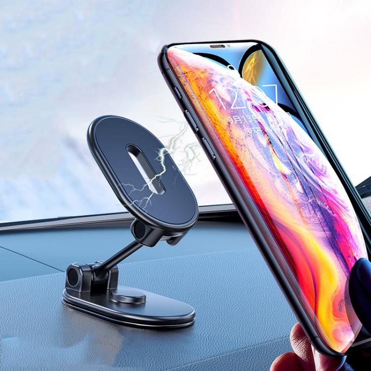 Foldable Magnetic Car Phone Holder Mount Multi-angle Adjustable Cellphone Navigation Bracket