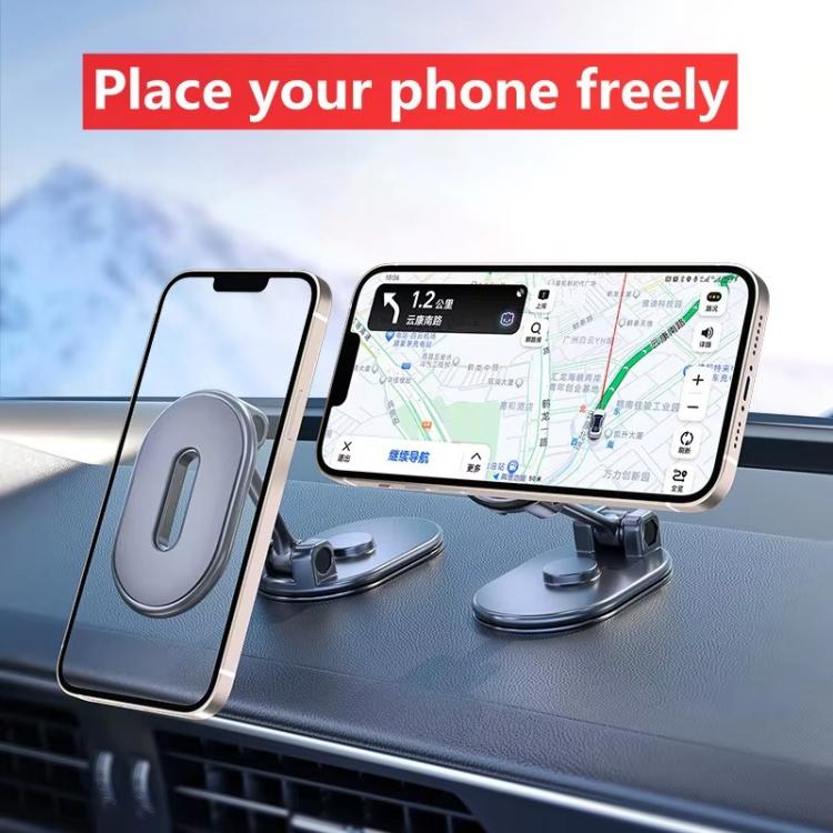 Foldable Magnetic Car Phone Holder Mount Multi-angle Adjustable Cellphone Navigation Bracket