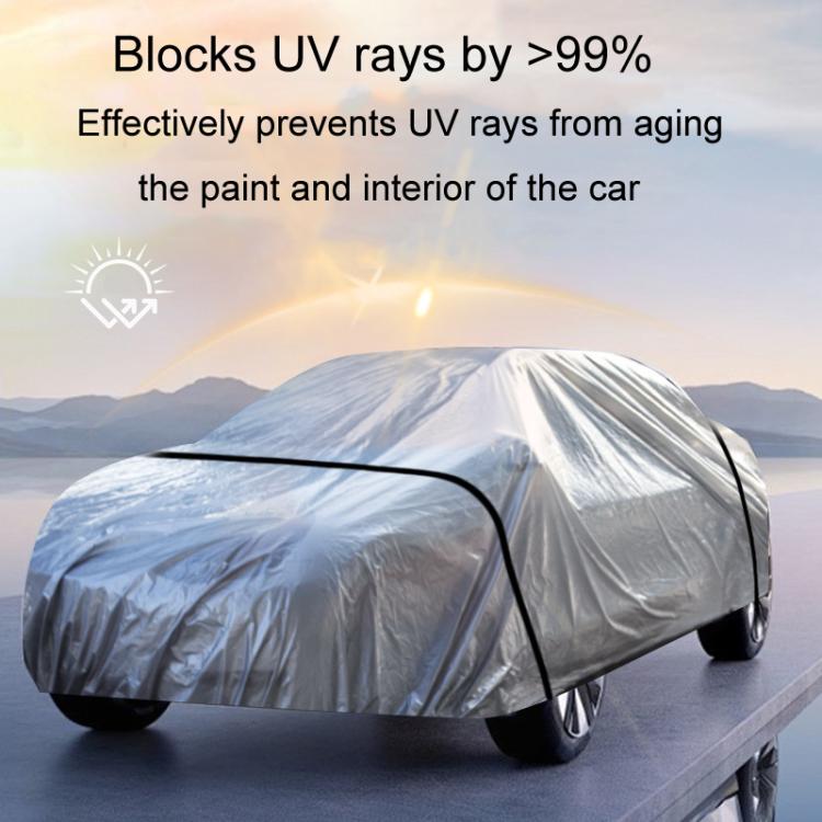 Car PE Film Waterproof And Dustproof Four Seasons Universal Coat Cover, S, M, L, XL, XXL
