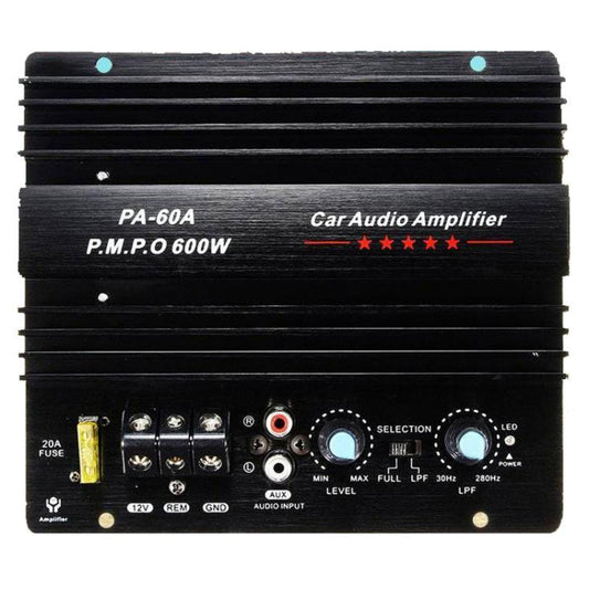PA-60A 12V 600W Car Amplifier Board High Power Audio Subwoofer Module, PA-60A