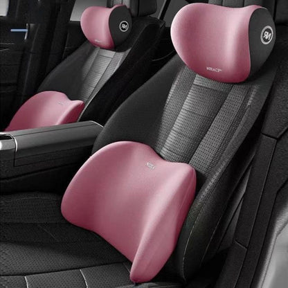 Car Mmemory Foam Support Driving Cushion, Black Headrest, Gray Headrest, Coffee Headrest, Pink Headrest, Blue Headrest, Black Lumbar Support, Gray Lumbar Support, Coffee Lumbar Support, Pink Lumbar Support, Blue Lumbar Support