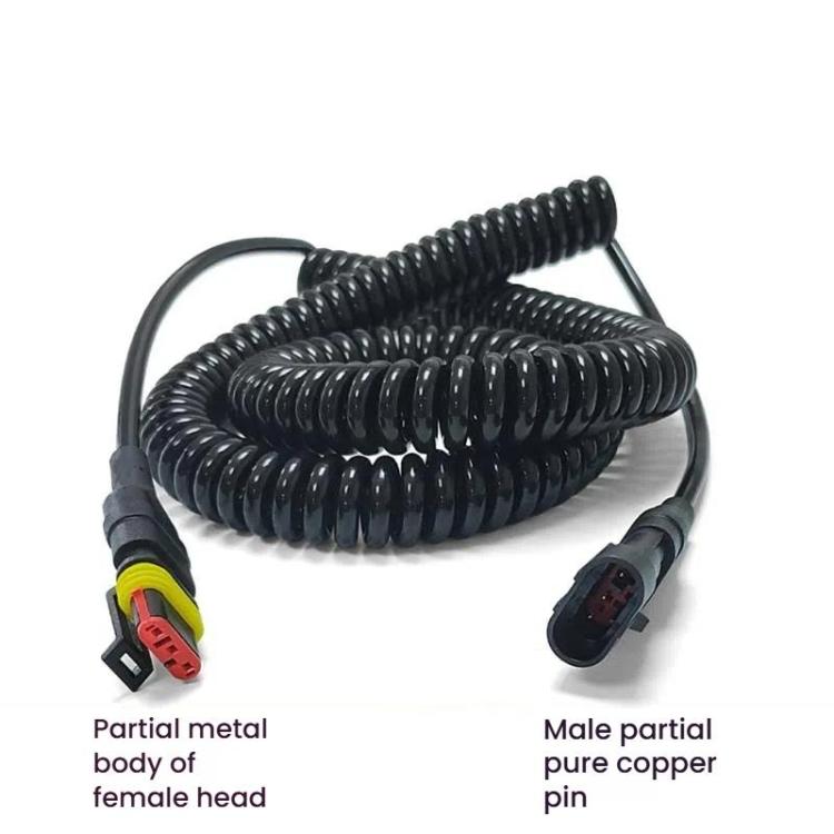 For CNHTC SINOTRUK HOWO SITRAK Four Way Monitoring Camera Spring Wire, 8m