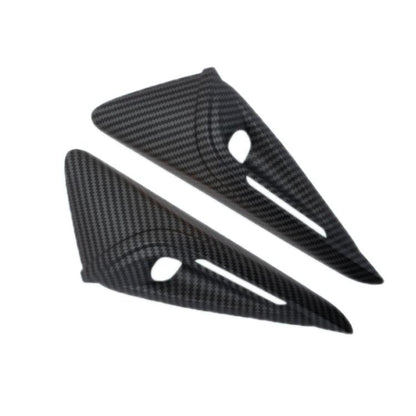 For Tesla 2024 Model 3 Fenders Side Labels Camera Cover Stickers, Glossy Carbon Fiber Texture, Matt Carbon Fiber Texture, Piano Paint Bright Black, Frosted Matt Black, Bright Red