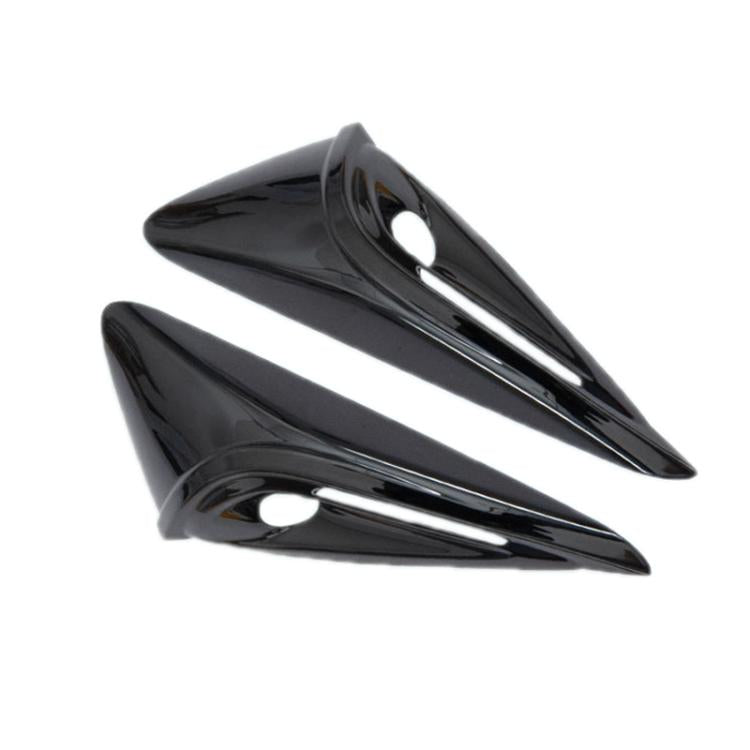 For Tesla 2024 Model 3 Fenders Side Labels Camera Cover Stickers, Glossy Carbon Fiber Texture, Matt Carbon Fiber Texture, Piano Paint Bright Black, Frosted Matt Black, Bright Red