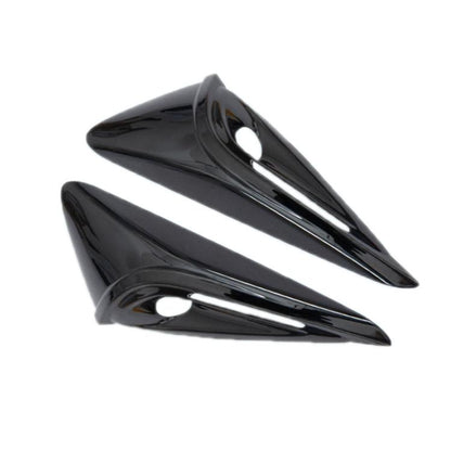 For Tesla 2024 Model 3 Fenders Side Labels Camera Cover Stickers, Glossy Carbon Fiber Texture, Matt Carbon Fiber Texture, Piano Paint Bright Black, Frosted Matt Black, Bright Red