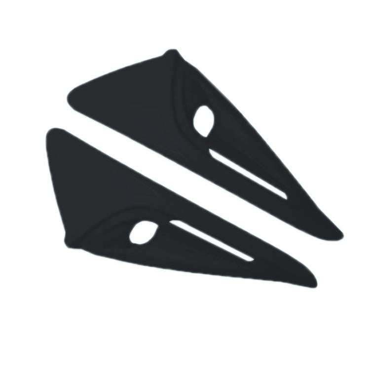 For Tesla 2024 Model 3 Fenders Side Labels Camera Cover Stickers, Glossy Carbon Fiber Texture, Matt Carbon Fiber Texture, Piano Paint Bright Black, Frosted Matt Black, Bright Red