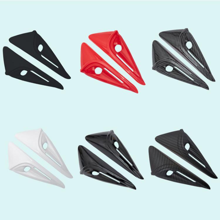 For Tesla 2024 Model 3 Fenders Side Labels Camera Cover Stickers, Glossy Carbon Fiber Texture, Matt Carbon Fiber Texture, Piano Paint Bright Black, Frosted Matt Black, Bright Red