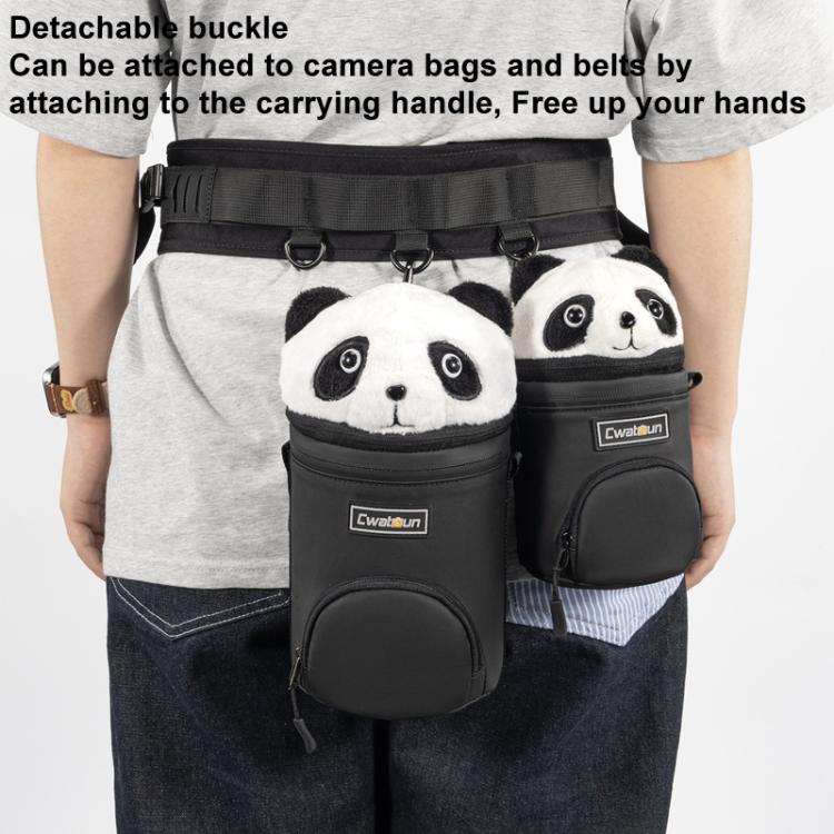 Camera Lens Cylinder Cartoon Panda Camera Lens Protective Cover, Cwatcun D162 Small, Cwatcun D162 Medium, Cwatcun D162 Large