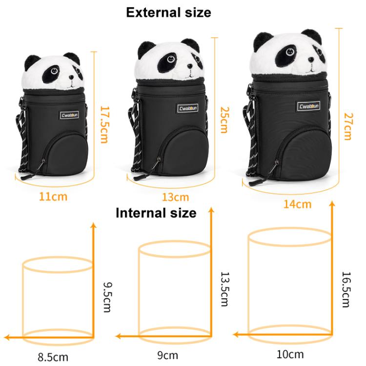 Camera Lens Cylinder Cartoon Panda Camera Lens Protective Cover, Cwatcun D162 Small, Cwatcun D162 Medium, Cwatcun D162 Large