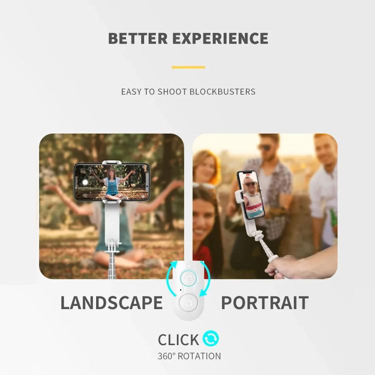 L09 Mini Handheld Folding Anti-shake Stabilizer Bluetooth Beauty Fill Light Selfie Stick