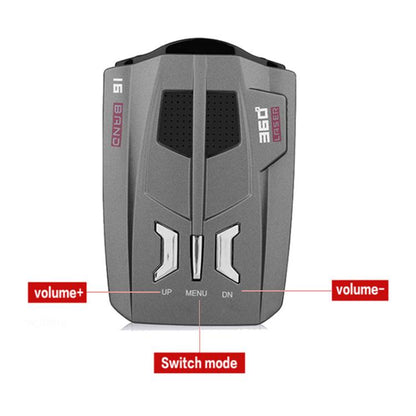 Car Mobile Radar Speed Detector Car Electronic Dog, Support English / Russian, V9