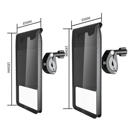 Bicycle Holder Waterproof Pouch Bag Bike Motorcycle Handlebar Mirror Phone Stand Mount, L, XL