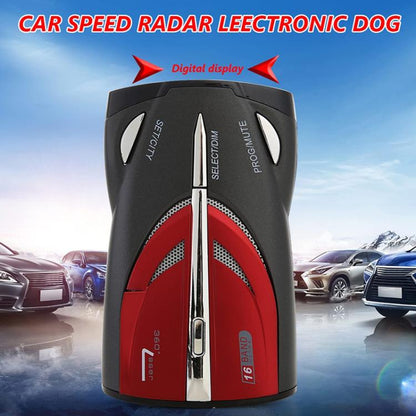 Car Radar Speed Detector Car Laser Enhanced Electronic Dog, Support English / Russian, XRS9780