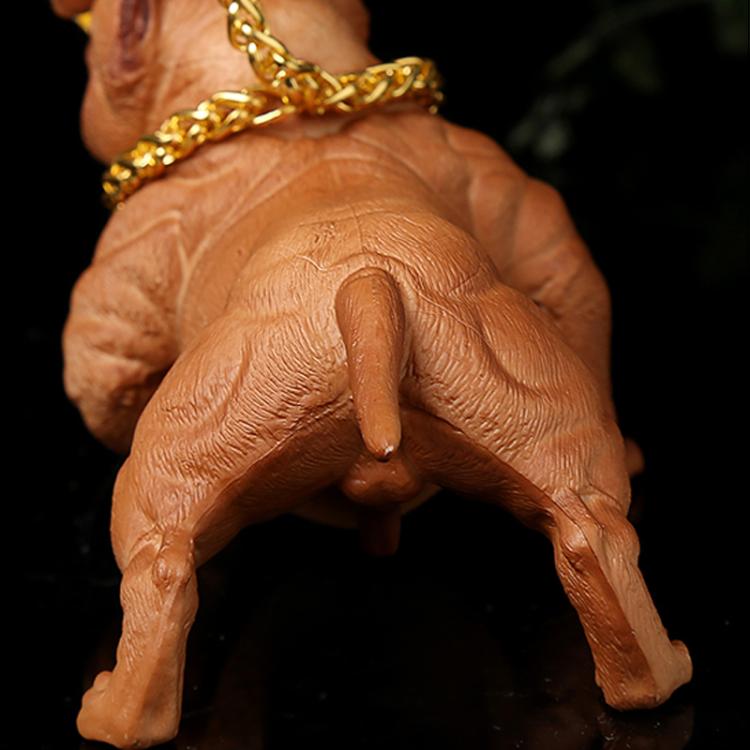 Car Bully Dog Car Center Console Accessories Social Dog Decoration Supplies Car Interior Ornaments