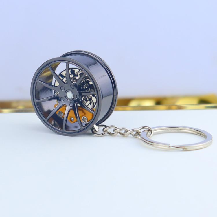 Metal Wheel Hub Brake Integrated Keychain