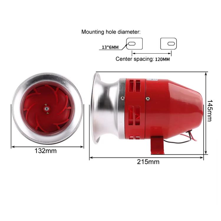 Wind Screw Motor Siren Alarms High Power Industrial Buzzer Horn Alarms, MS-390 DC24V, MS-390 DC12V, MS-390 AC220V, MS-390 AC110V
