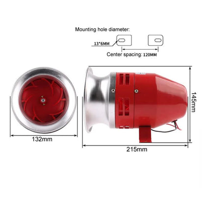 Wind Screw Motor Siren Alarms High Power Industrial Buzzer Horn Alarms, MS-390 DC24V, MS-390 DC12V, MS-390 AC220V, MS-390 AC110V