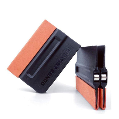 Car Film Scraper Imitation Buckskin Scraper With Magnetic Attraction, Hard ABS, Moderate PP