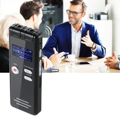 SK6 0.8-inch LED Screen Interview Recorder USB Rechargeable MP3 Player, Without Memory, 32GB