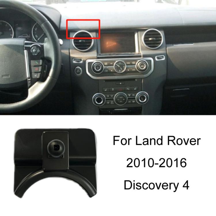For Land Rover Left Driving Car Special Mobile Phone Navigation Bracket Base, 10-13 Range Rover Sport, 10-16 Discovery 4, 13-17 Range Rover Executive Edition, 14-17 Range Rover Sport, 14-18 Range Rover Evoque, 16-21 Discovery Sport                     ...