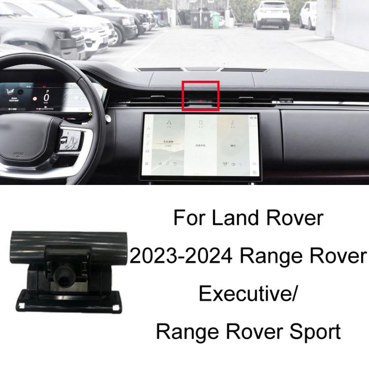 For Land Rover Left Driving Car Special Mobile Phone Navigation Bracket Base, 10-13 Range Rover Sport, 10-16 Discovery 4, 13-17 Range Rover Executive Edition, 14-17 Range Rover Sport, 14-18 Range Rover Evoque, 16-21 Discovery Sport                     ...