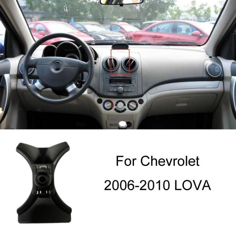 For Chevrolet Left Driving Car Special Mobile Phone Navigation Bracket Base, 06-10 LOVA, 09-14 Cruze, 10-13 Sail, 12-14 Malibu, 12-17 Captiva, 14-16 Trax, 15-18 Sail 3, 16-18 Malibu, 16-19 Cavalier/19-22 MONZA Redline, 16-21 Malibu XL, 17-22 Equinox   ...