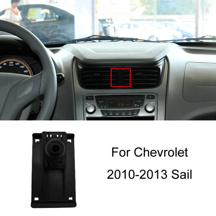 For Chevrolet Left Driving Car Special Mobile Phone Navigation Bracket Base, 06-10 LOVA, 09-14 Cruze, 10-13 Sail, 12-14 Malibu, 12-17 Captiva, 14-16 Trax, 15-18 Sail 3, 16-18 Malibu, 16-19 Cavalier/19-22 MONZA Redline, 16-21 Malibu XL, 17-22 Equinox   ...