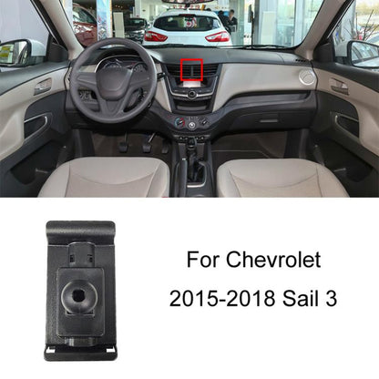 For Chevrolet Left Driving Car Special Mobile Phone Navigation Bracket Base, 06-10 LOVA, 09-14 Cruze, 10-13 Sail, 12-14 Malibu, 12-17 Captiva, 14-16 Trax, 15-18 Sail 3, 16-18 Malibu, 16-19 Cavalier/19-22 MONZA Redline, 16-21 Malibu XL, 17-22 Equinox   ...