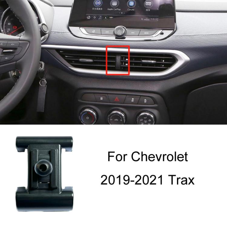 For Chevrolet Left Driving Car Special Mobile Phone Navigation Bracket Base, 06-10 LOVA, 09-14 Cruze, 10-13 Sail, 12-14 Malibu, 12-17 Captiva, 14-16 Trax, 15-18 Sail 3, 16-18 Malibu, 16-19 Cavalier/19-22 MONZA Redline, 16-21 Malibu XL, 17-22 Equinox   ...