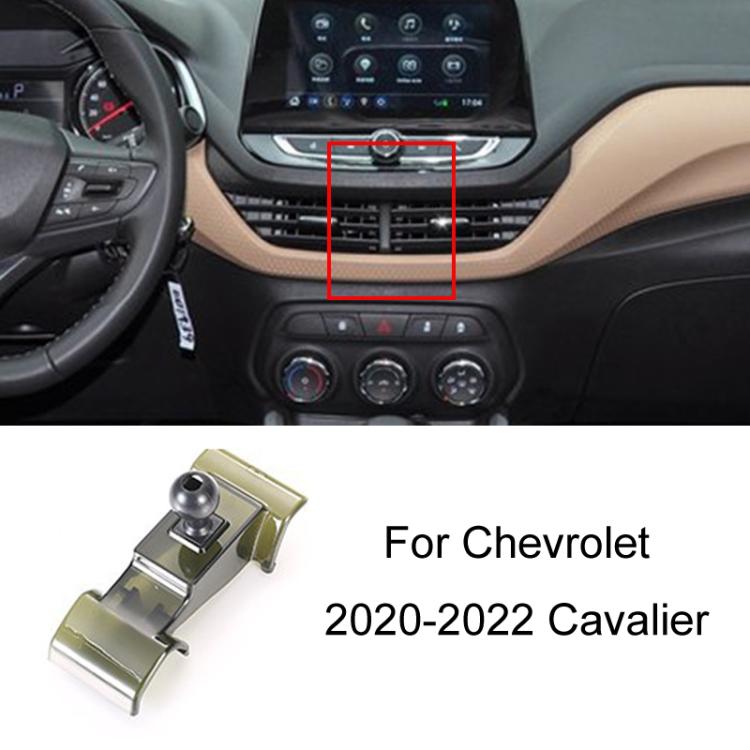 For Chevrolet Left Driving Car Special Mobile Phone Navigation Bracket Base, 06-10 LOVA, 09-14 Cruze, 10-13 Sail, 12-14 Malibu, 12-17 Captiva, 14-16 Trax, 15-18 Sail 3, 16-18 Malibu, 16-19 Cavalier/19-22 MONZA Redline, 16-21 Malibu XL, 17-22 Equinox   ...