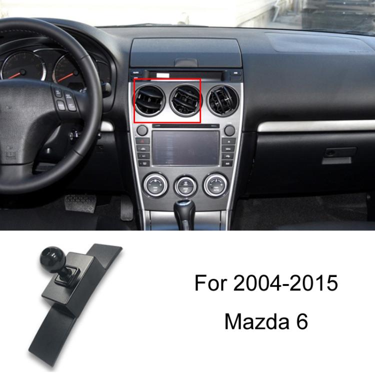For Mazda Left Driving Car-Mounted Special Mobile Phone Navigation Bracket Base, 04-15 Mazda 6, 09-15 RuiYi, 13-14 CX-5, 14-15 Atenza, 14-19 Axela, 15 CX-5, 16-18 CX-4, 17-19 Atenza, 17-22 CX-5/CX-8, 20-21 Atenza, 20-22 CX-30, 20-22 Axela, 20-23 CX-4  ...